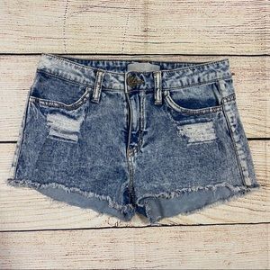 👖Crave Fame Almost Famous Distressed Jean Shorts